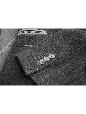 Tagliatore Gray Woven Unstructured Wool Blend Sport Coat Jacket Sz 44R